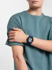 Синий часы спортивные, мужские