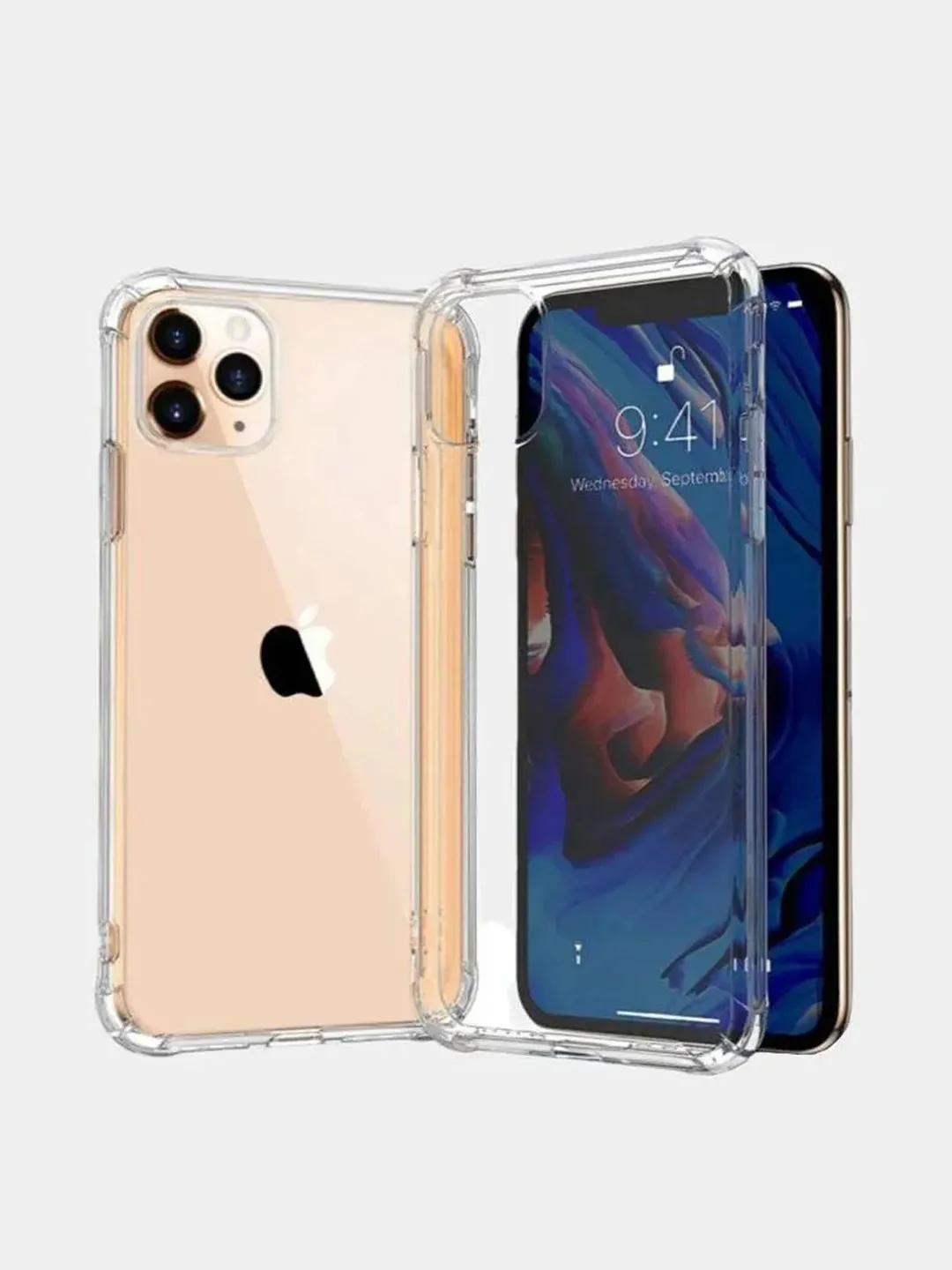 Чехол на iPhone 11, XR, X, XS, 7, 8, SE, 6, 6S Plus, 12 Pro Max/mini, 13, усиленный, глянцевый силикон