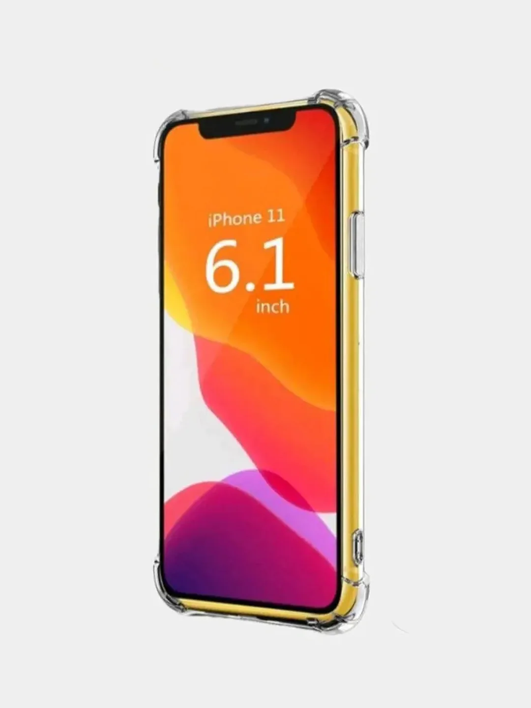 Чехол на iPhone 11, XR, X, XS, 7, 8, SE, 6, 6S Plus, 12 Pro Max/mini, 13, усиленный, глянцевый силикон