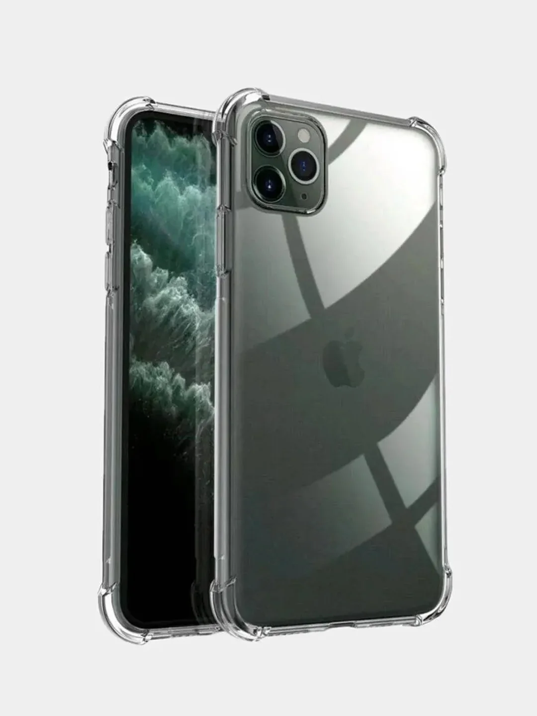 Чехол на iPhone 11, XR, X, XS, 7, 8, SE, 6, 6S Plus, 12 Pro Max/mini, 13, усиленный, глянцевый силикон