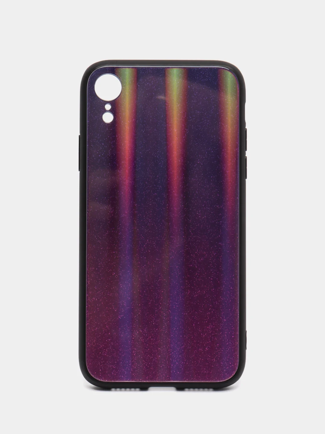 Фиолетовый чехол для iPhone XR Gradient Glass