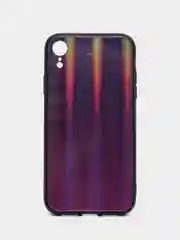 Фиолетовый чехол для iPhone XR Gradient Glass