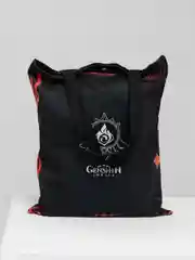 Красный шоппер-сумка "Genshin Impact"