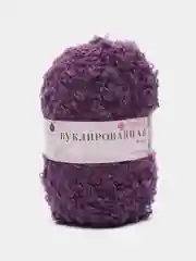 Пурпурный пряжа Пехорка Буклированная 30% мохер, 20% шерсть, 50% акрил, 200г 220м
