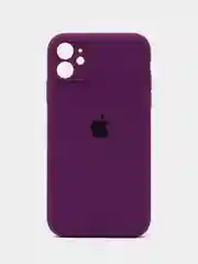 Фиолетовый силиконовый защитный чехол iphone 12 Pro Max с закрытым низом