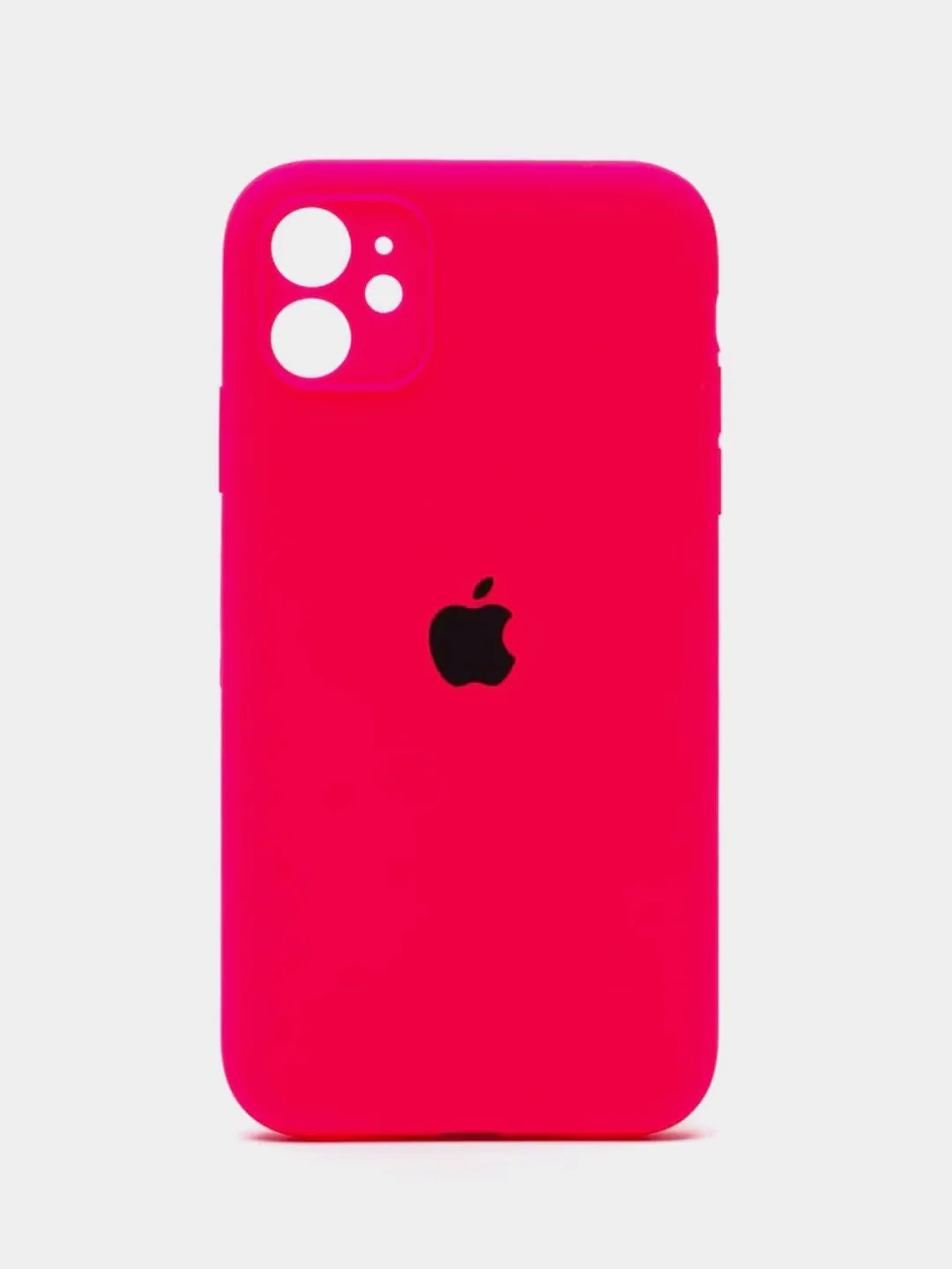 Фуксия силиконовый защитный чехол iphone 12 Pro Max с закрытым низом