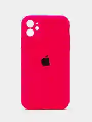 Фуксия силиконовый защитный чехол iphone 12 Pro Max с закрытым низом