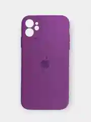 Пурпурный силиконовый защитный чехол iphone 12 Pro Max с закрытым низом