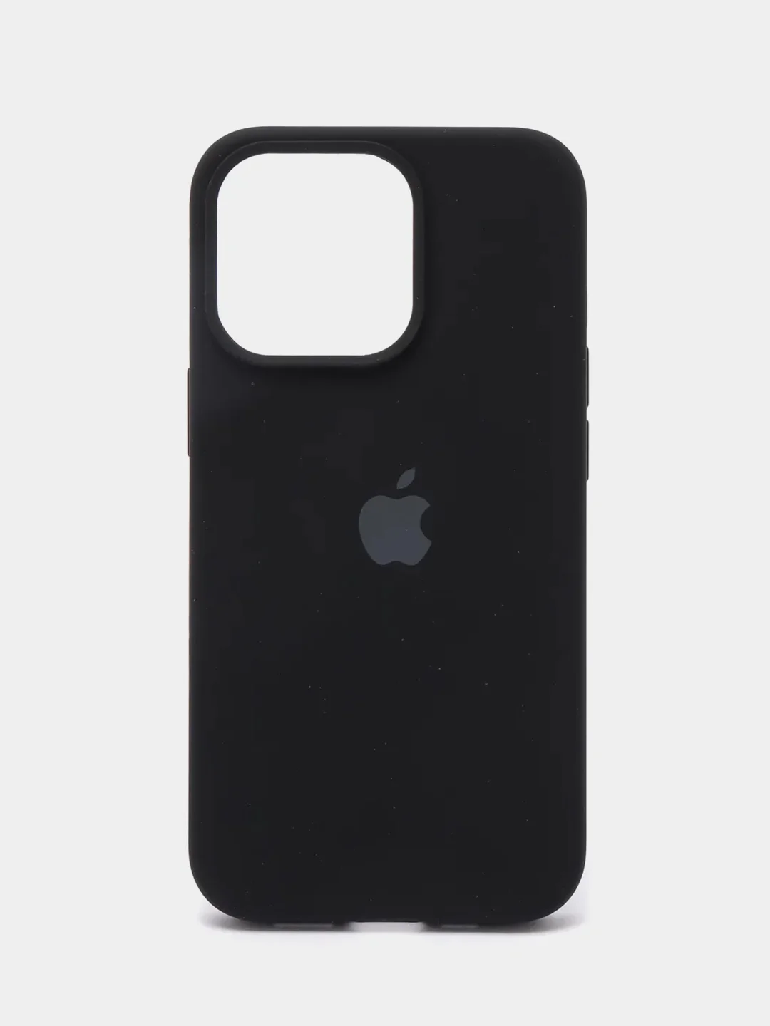 Черный силиконовый защитный чехол Iphone 13 Pro, с закрытым низом