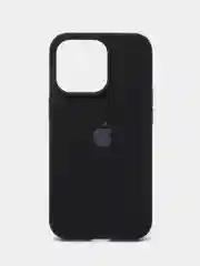 Черный силиконовый защитный чехол Iphone 13 Pro, с закрытым низом