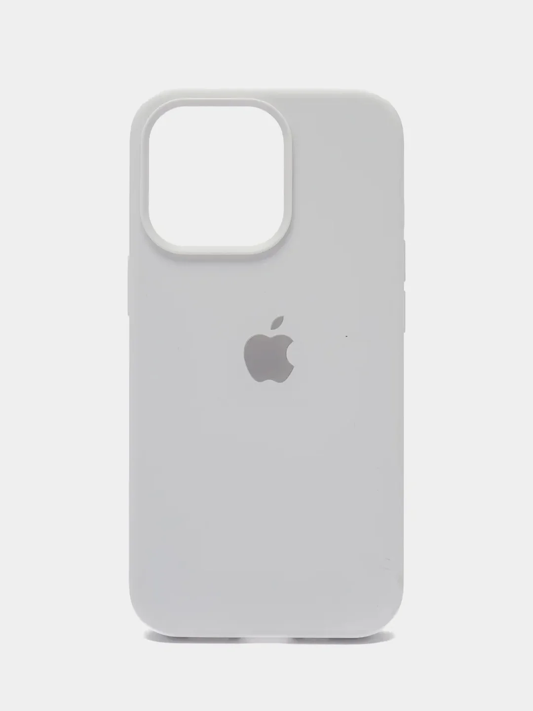 Белый силиконовый защитный чехол Iphone 13 Pro, с закрытым низом