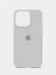 Белый силиконовый защитный чехол Iphone 13 Pro, с закрытым низом