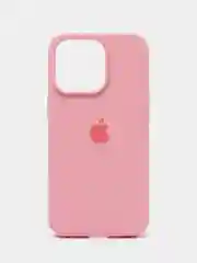 Розовый силиконовый защитный чехол Iphone 13 Pro, с закрытым низом