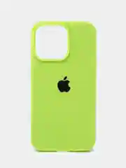 Лайм силиконовый защитный чехол Iphone 13 Pro, с закрытым низом