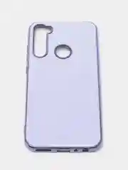 Лавандовый чехол Xiaomi Redmi Note 8 2019/21 цветной, силиконовый, с глянцевой рамкой (Редми Нот 8)