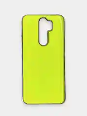 Лимонный чехол Xiaomi Redmi Note 8 Pro, Сяоми Редми Нот 8 Про силиконовый с глянцевой рамкой