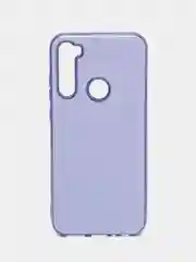 Лавандовый чехол Xiaomi Redmi Note 8T цветной, силиконовый, с глянцевой рамкой (Редми Нот 8Т)