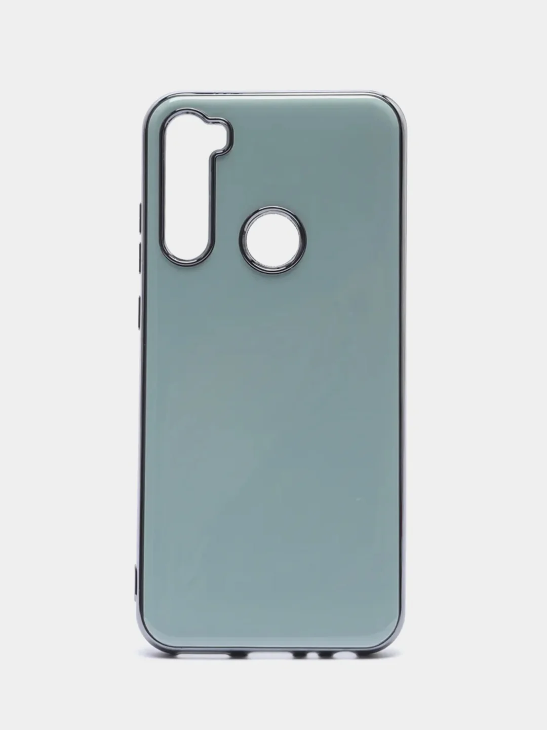 Ледяной чехол Xiaomi Redmi Note 8T цветной, силиконовый, с глянцевой рамкой (Редми Нот 8Т)
