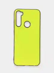 Лимонный чехол Xiaomi Redmi Note 8T цветной, силиконовый, с глянцевой рамкой (Редми Нот 8Т)