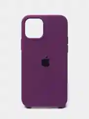 Фиолетовый силиконовый защитный чехол для iPhone 13 Pro Max с закрытым низом