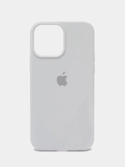Силиконовый защитный чехол для iPhone 13 Pro Max с закрытым низом