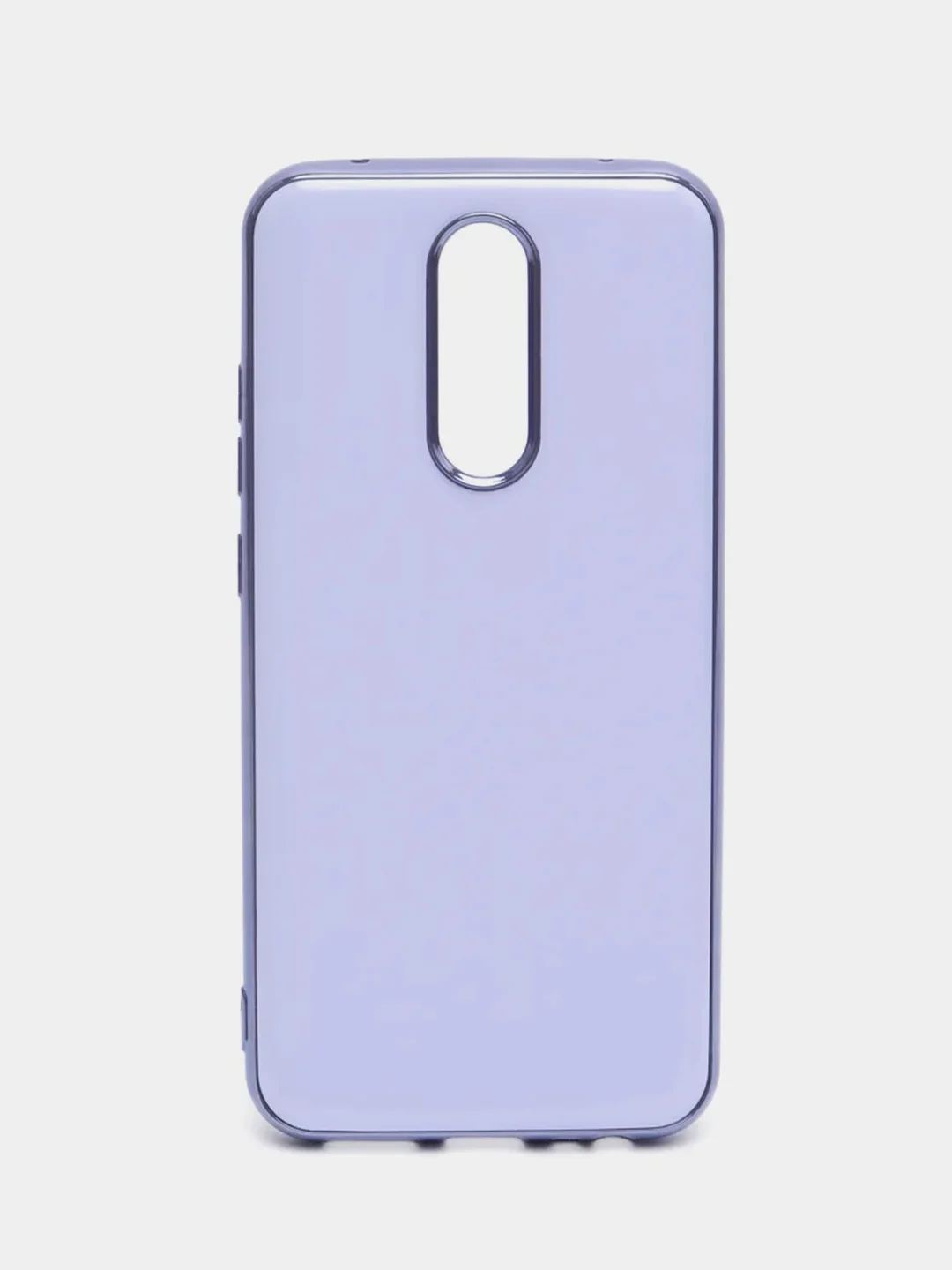 Лавандовый чехол Xiaomi Redmi 8, Redmi 8A, Сяоми Редми 8, 8А цветной силиконовый с глянцевой рамкой