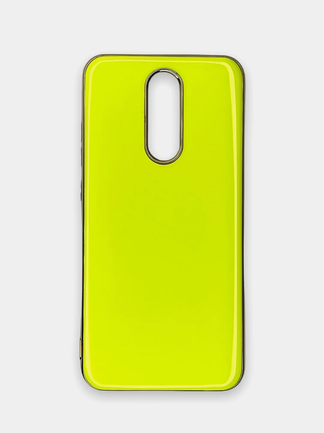 Лимонный чехол Xiaomi Redmi 8, Redmi 8A, Сяоми Редми 8, 8А цветной силиконовый с глянцевой рамкой