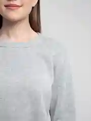 Белый свитшот утепленный флисовый