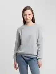 Белый свитшот утепленный флисовый