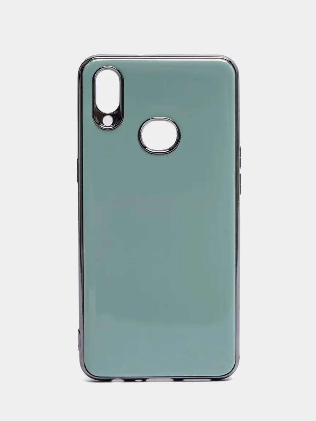 Ледяной чехол Samsung Galaxy A10s, Самсунг Галакси А10с цветной, силиконовый, с глянцевой рамкой