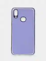 Лавандовый чехол Samsung Galaxy A10s, Самсунг Галакси А10с цветной, силиконовый, с глянцевой рамкой