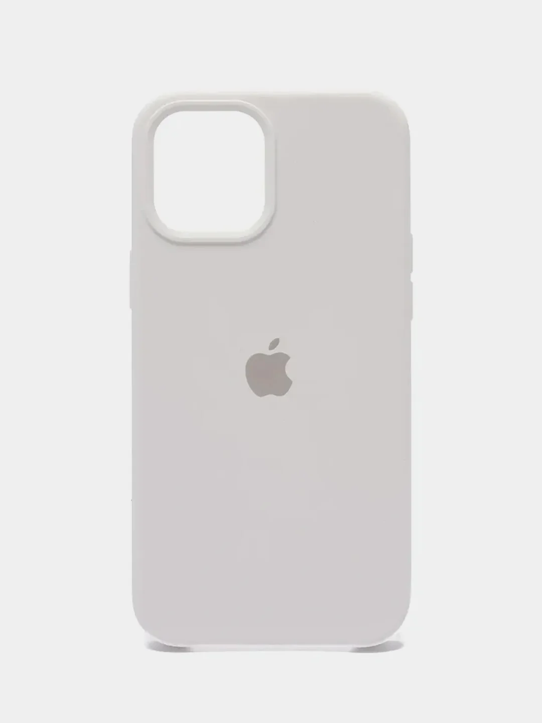 Белый силиконовый защитный чехол iphone 12 Pro Max