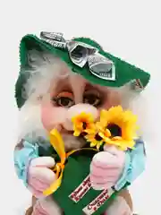 Бирюзовый игрушка "Домовенок"