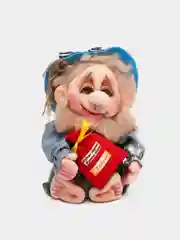 Белый игрушка "Домовенок"