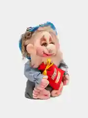 Белый игрушка "Домовенок"