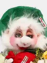 Вишнёвый игрушка "Домовенок"