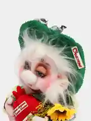 Вишнёвый игрушка "Домовенок"