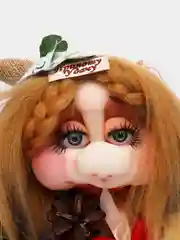 Бордовый игрушка "Домовенок"