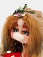 Бордовый игрушка "Домовенок"