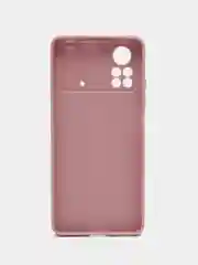 Коралловый чехол для Xiaomi Poco X4 Pro 5G силиконовый, матовый (Поко Х4 Про 5G)