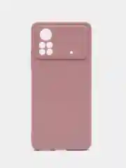 Коралловый чехол для Xiaomi Poco X4 Pro 5G силиконовый, матовый (Поко Х4 Про 5G)