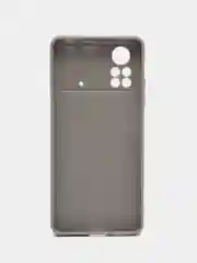 Серый чехол для Xiaomi Poco X4 Pro 5G силиконовый, матовый (Поко Х4 Про 5G)