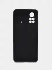 Черный чехол для Xiaomi Poco X4 Pro 5G силиконовый, матовый (Поко Х4 Про 5G)