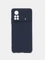 Темно-синий чехол для Xiaomi Poco X4 Pro 5G силиконовый, матовый (Поко Х4 Про 5G)