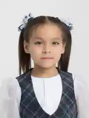 Индиго белые бантики, на резинке, для волос, школьные