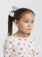 Сиреневый бантики для девочек, 2 штуки