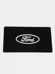 Черный массажный коврик с логотипом автомобиля, в подлокотник, на торпеду Toyota, Mazda,  Ford