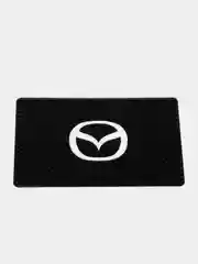 Зеленый массажный коврик с логотипом автомобиля, в подлокотник, на торпеду Toyota, Mazda,  Ford