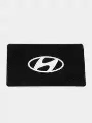 Хром массажный коврик с логотипом автомобиля, в подлокотник, на торпеду Toyota, Mazda,  Ford