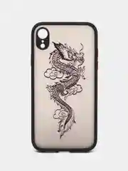 Угольный чехол на iPhone (Айфон) 11/13/14/15/X/XR/7/8 Plus/SE2/XS Max/12 Pro Max про макс